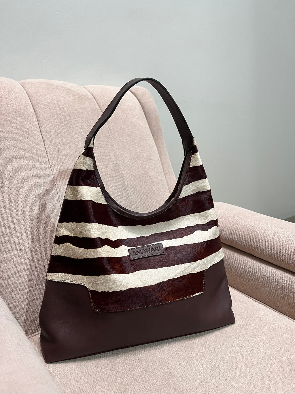 CARTERA RAFAELA HOBO DOS PIEZAS 100% CUERO